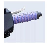 Empuñaduras Manillar Cinta Transpirable para Manillar De Motocicleta, Cinta Antiarañazos para Barra De Carretera, Correas De Protección Antideslizantes para Manillar De Motocicleta(Purple Silver)