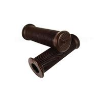 Empuñaduras Manillar Manillar De Goma Suave Universal para Motocicleta, Barra De Agarre Manual para Motocicleta, Mango Antideslizante, Funda De Goma(22MM Dark Brown)