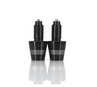 Empuñaduras Manillar Motocicleta 22mm Extremos 7/8 Pulgadas Tapas | Para Suzuki GSR GSXR 750 600 1000 SV 650 Sv650 Tapones extremo manillar(GRIS)