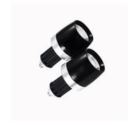 Empuñaduras Manillar Motocicleta para KYMCO AK550 XCITING 250 300 | Para XCITING 350 400 400S 500 centro de la ciudad 125 300i Tapones extremo manillar(Plata)