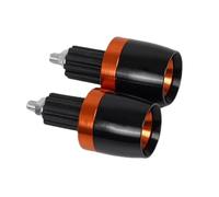 Empuñaduras Manillar Motocicleta Tapa Extremos Barra Mango 22mm Enchufe Contrapeso para Ninja 650 para Ninja650 Z650 RS 2017-2026 2025 Extremos puños Manillar(Naranja)