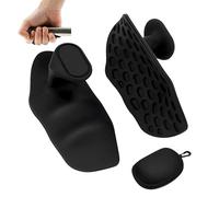 Empuñaduras originales de levantamiento de pesas para hombres y mujeres, empuñaduras de goma antideslizante para levantamiento de peso muerto, dominadas, entrenamiento de barras, protección de la