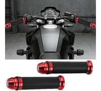 Empuñaduras para Motocicleta 22mm 7/8" para Peugeot Django 125 2015-2023,Puños Antideslizantes de Goma,Amortiguación de Vibración e Impermeables,A/Red