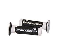 EMPuñaduras PROGRIP Handlebar 732, blanco/negro, 7/8 pulgadas, extremo abierto, negro-blanco
