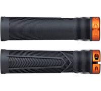 Empuñaduras RaceFace Chester Lock-On 31mm Negras/Naranjas 136mm De Longitud