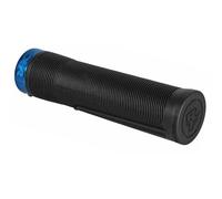 Empuñaduras RaceFace Chester - Lock-On Negro/Azul 34mm