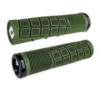 Empuñaduras Reflex Lock-On MTB - Verde Ejército/Negro