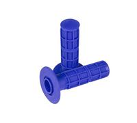 Empuñaduras Ricambino Azules Antideslizantes 120mm Yamaha Aerox | Diámetro interior 22/24 mm, puños de moto, 1 par izq. y der., compatibles universales con Speedfight