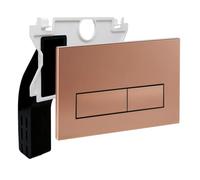 Empyreal Placa Actuador Mate para Geberit Duofix Sigma/Delta/BASIC Bronce