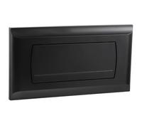 Empyreal Placa de Descarga para Cisterna de WC, Repuesto con Set de Palancas de Descarga, Compatible con Geberit 200F, 115222111,340 x 185mm，1 Pieza(Negro Mate)