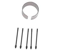 EMR Digital Pen Tips Replacement - 10PCS ABS Nibs for Remarkable, Kindle & BOOX - for Professionals & Artists (Black)