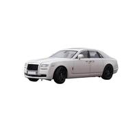 EMRGAZQD Réplica De Coche Vehículos De Motor 1:18 For Rolls-Royce Ghost Miniatura De Aleación Fundida A Presión Modelo De Coche Creativo Exhibición Adornos Decoración Coche Modelo a Escala(White)