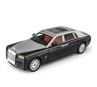 EMRGAZQD Réplica De Coche Vehículos De Motor 1/18 For Rolls-Royce Phantom Puerta Metal Fundido A Presión Aleación Que Puede Abrir El Vehículo Microtallado Mini Automóvil Coche Modelo a Escala(Chrome)