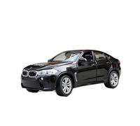 EMRGAZQD Réplica De Coche Vehículos De Motor 1:24 For BMW X6M SUV Simulación Die-Cast Modelo De Coche Coleccionables Edición Deluxe Coche Modelo a Escala(Black)