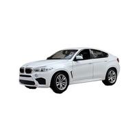 EMRGAZQD Réplica De Coche Vehículos De Motor 1:24 For BMW X6M SUV Simulación Die-Cast Modelo De Coche Coleccionables Edición Deluxe Coche Modelo a Escala(White)
