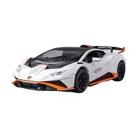 EMRGAZQD Réplica De Coche Vehículos De Motor 1:24 For Lamborghini Huracan STO Modelo Coche Deportivo Aleación Vehículo Fundido A Presión Colección Adultos, Adornos Coche Modelo a Escala(White)
