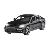 EMRGAZQD Réplica De Coche Vehículos De Motor 1:32 For Porsche Panamera Simulación De Aleación De Coche Modelo De Metal Fundido A Presión Modelo De Coche Colección Adornos Coche Modelo a Escala(Black)