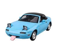 EMRGAZQD Réplica De Coche Vehículos De Motor Mini Coche De Simulación De Aleación For Mazda MX-5 Escala 1:24 Modelo De Coche Fundido A Presión, Adornos Decorativos Coche Modelo a Escala(Blue)