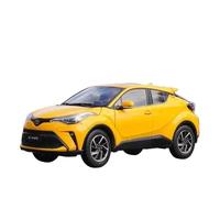 EMRGAZQD Réplica De Coche Vehículos De Motor Mini Coche Simulación De Aleación For Toyota C-HR 2022 Escala 1:18 Modelo Coche Fundido A Presión Adornos Decorativos Coche Modelo a Escala(Yellow)