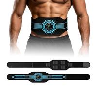EMS Electroestimulador Abdominal, Abdominales Electroestimulacion, con 10 Modos y 39 Niveles de Intensidad, Electroestimulador Muscular Recargable Por USB, Apto Tanto para Hombres Como para Mujeres
