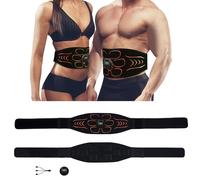 EMS Electroestimulador Muscular, Abdominales Electroestimulacion, 10 modos y 30 intensidades, Estimulador muscular recargable, para Hombres Mujeres, Abdomen/Brazos/piernas