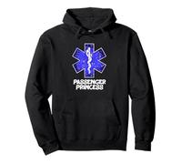 EMS EMT Pasajero Paramédico Princesa Star of Life Funny Sudadera con Capucha