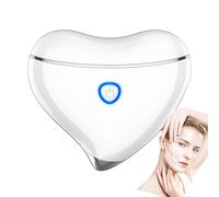 EMS Gua Sha - Masajeador facial eléctrico Gua Sha con vibración y calor, dispositivo de elevación facial con luz roja, azul, doble mentón, Gua Sha, antienvejecimiento, plegable, masajeador facial para