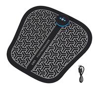 EMS masajeador de pies, hombres y mujeres, alfombrilla de masaje de pies, estimulador eléctrico para remodelar las piernas, mejora la circulación, alivio del dolor, 6 modos, 10 intensidad