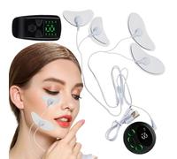EMS Massager Pad Muscle Muscle Spiculator - Herramienta eléctrica de escultura facial en V para la piel | Masajeador facial EMS portátil, máquina reafirmante facial antiarrugas