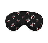 EMS Star of Life Sleeping Blindfold Mask Cute Eye Shade Cover con correa ajustable para mujeres, hombres, noche