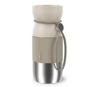 EMSA beYou, Taza de viaje, Bebida aromática, 100% hermética, Apta lavavajillas, 0,36 L, Para ir al trabajo, Al aire libre, Oficina, Gris, N2194500