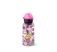 Emsa Botella infantil - Botella hermética con diseño de princesas, antiderrame con piezas muy fáciles de limpiar, ligeras y fáciles de manipular para niños