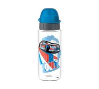 Emsa Botella N30332 Kids Tritan | Capacidad: 0,5 litros | 100% segura/práctica/higiénica/densa/inocua | cierre inteligente | robusto | Diseño: Racer