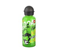 Emsa Botella N30605 Teens Tritan | Capacidad: 0,6 litros | 100% segura/práctica/higiénica/densa/inocua | cierre inteligente | robusto | Diseño: Goal Striker