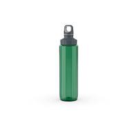 Emsa Drink2Go Eco Verde N30325-Botella de agua deportiva de 0.7 L de capacidad,reutilizable,50% de componentes reciclados,100 % hermética,Tritán Renew,sin BPA,apta microondas,fabricada en Alemania