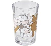 EMSA Farm Family 2029844 Vaso para Niños, 0.2 L, Cristal, Transparente