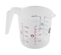 Emsa K32260 Prep & Bake - Vaso medidor de plástico de 0,5 l, doble escala, para ingredientes sólidos y líquidos, labio de vertido integrado para un vertido preciso y limpio, apto para lavavajillas