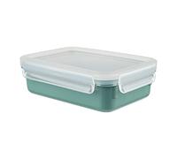 Emsa N1012700 Clip & Close Color Edition Recipiente hermético, Polvo Verde, 0,8 Liter