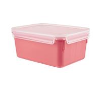 Emsa N1012900 Clip & Close Color Edition Recipiente para Alimentos, Coral, 2,2 Liter