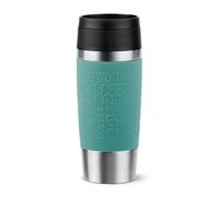 Emsa N20210 Travel Mug Classic - Vaso aislante (0,36 L, cierre de rosca cómodo, acero inoxidable, 4 horas de calor y 8 horas de frío, 100% hermético, apto para lavavajillas, apertura de 360°, color