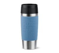 Emsa N20211 Travel Mug Classic - Vaso aislante (0,36 L, cierre de rosca cómodo, acero inoxidable, 4 horas de calor y 8 horas de frío, 100% hermético, apto para lavavajillas, apertura de 360°, color