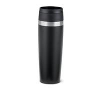 EMSA N2023550 Travel Mug Classic - Taza de viaje (0,5 L, cierre de rosca cómodo, acero inoxidable, 6 horas de calor y frío durante 12 horas, 100% hermético, apertura de 360°, acero inoxidable), color
