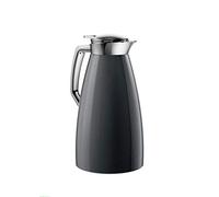 Emsa Plaza Jarra Isotérmica, Acero Inoxidable, Gris/Negro, 1 L, 1 Unidad