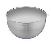 Emsa Prep&Bake K3272234 - Cuenco para mezclar (acero inoxidable, 22 cm, base antideslizante, resistente a los arañazos, borde de vertido, apilable), color azul