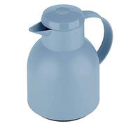 Emsa Samba F40101 - Jarra térmica (1 L, cierre Quick Press, 100% hermética, 12 h caliente, 24 horas de frío, azul polvo: polvo azul)
