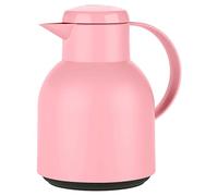 Emsa Samba F40103 - Jarra térmica (1 L, plástico, cierre Quick Press, 100% hermética, 12 h caliente, 24 horas de frío, rosa pálido, rosa pálido