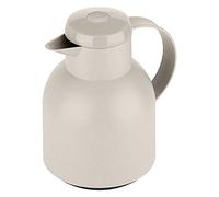 Emsa Samba F40104 - Jarra térmica (1 L, cierre Quick Press, 100% hermética, 12 h caliente, 24 horas de frío, polvo gris)