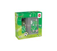 EMSA Set de regalo de 2 piezas, fiambrera y botella SOCCER Negro marrón