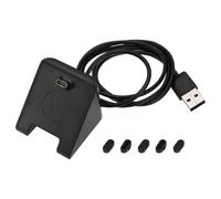 EMSea 1 Juego de Base de Carga con Tapón Antipolvo Compatible con Garmin Fenix 7 7S 7X Compatible con Solar 6 6s 6X Pro 5 5S 5X Plus Compatible con Instinct Compatible con Vivoactive 3 4