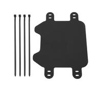 EMSea 1 Juego de Placa de Matrícula Delantera de Motocicleta Cubierta de Placa de Matrícula Delantera de Plástico Negra para Motocicleta Compatible con Sur-Ron Light Bee X Lbx Ebike